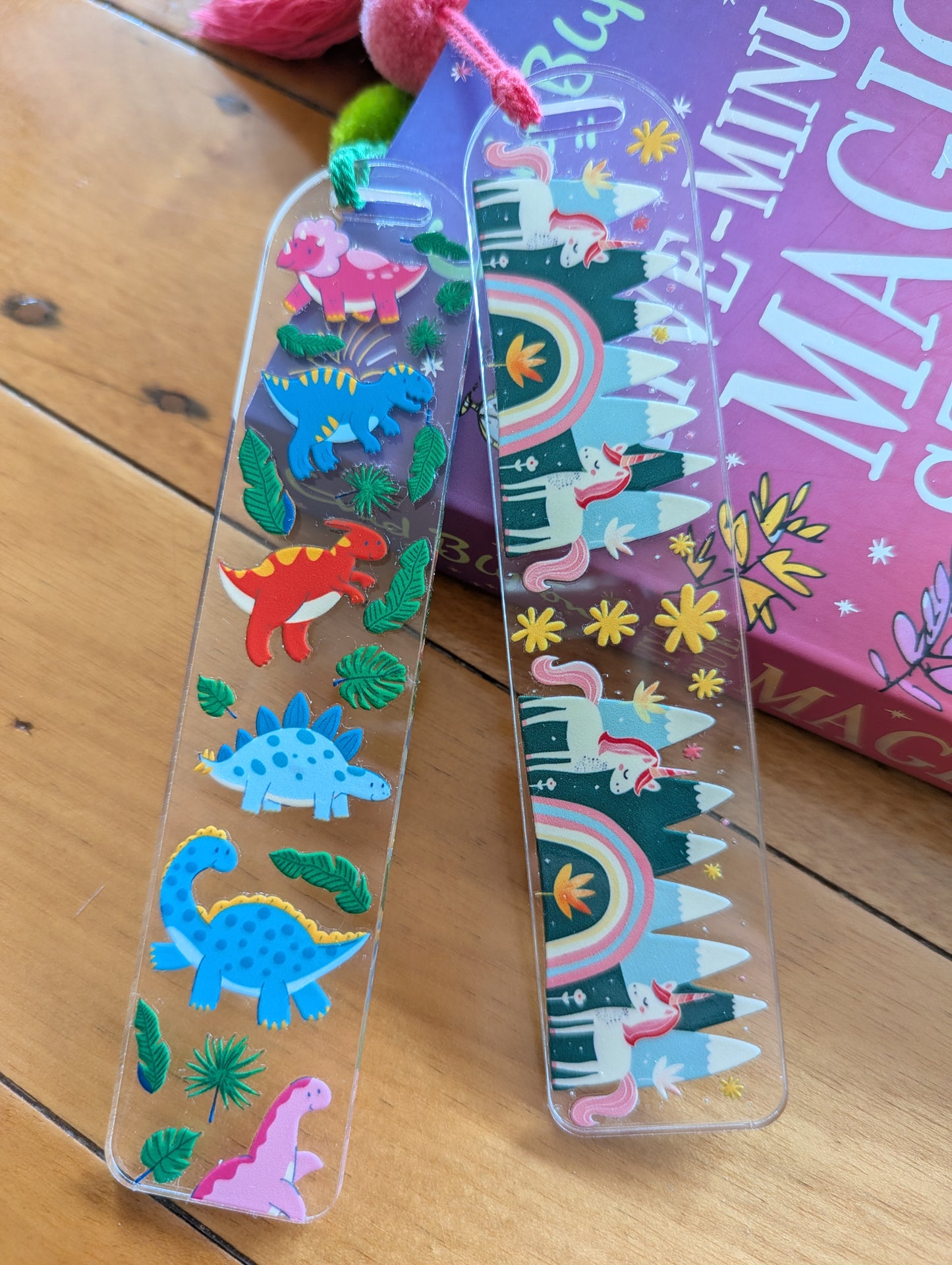 Bookmark - Unicorn Dreams - Unicorns and Rainbows