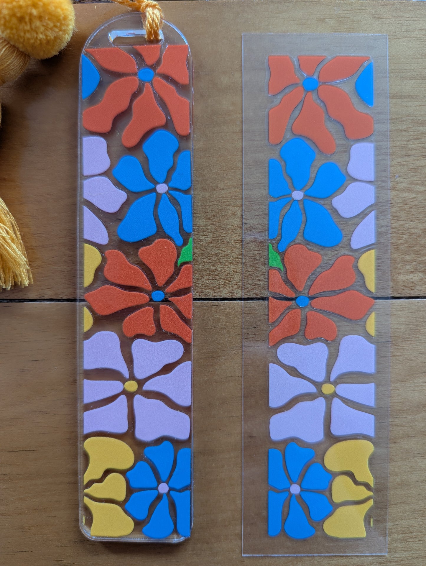 Bookmark - Take me to the Flower Market - large flowers