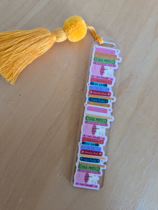 Bookmark - In my Romance Book Era - Romance Tropes bookmark