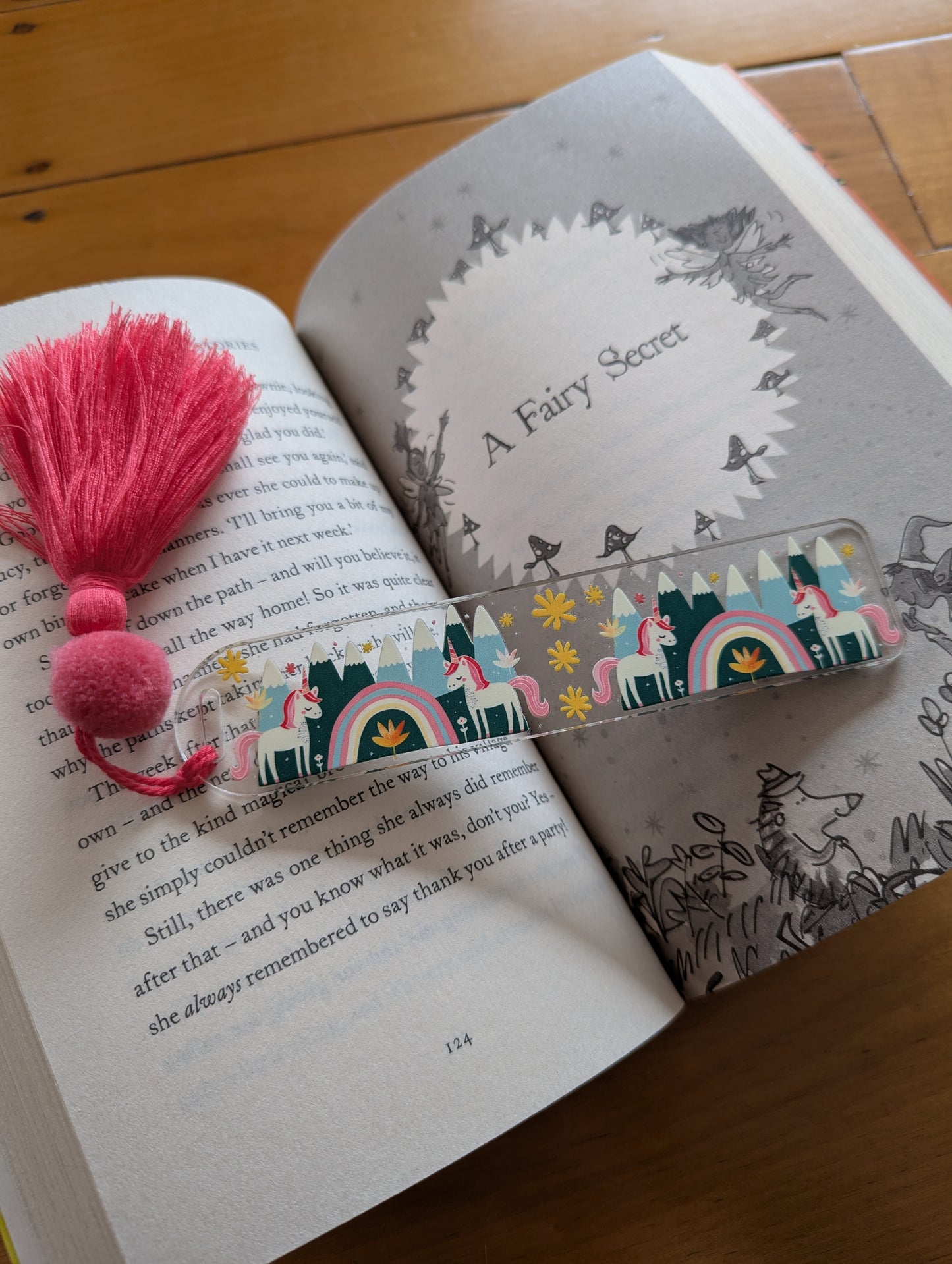 Bookmark - Unicorn Dreams - Unicorns and Rainbows
