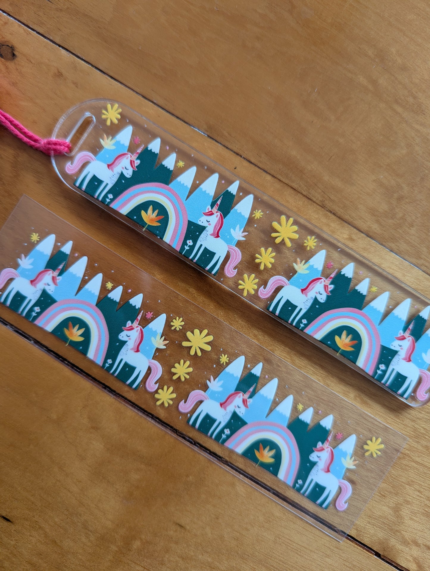 Bookmark - Unicorn Dreams - Unicorns and Rainbows