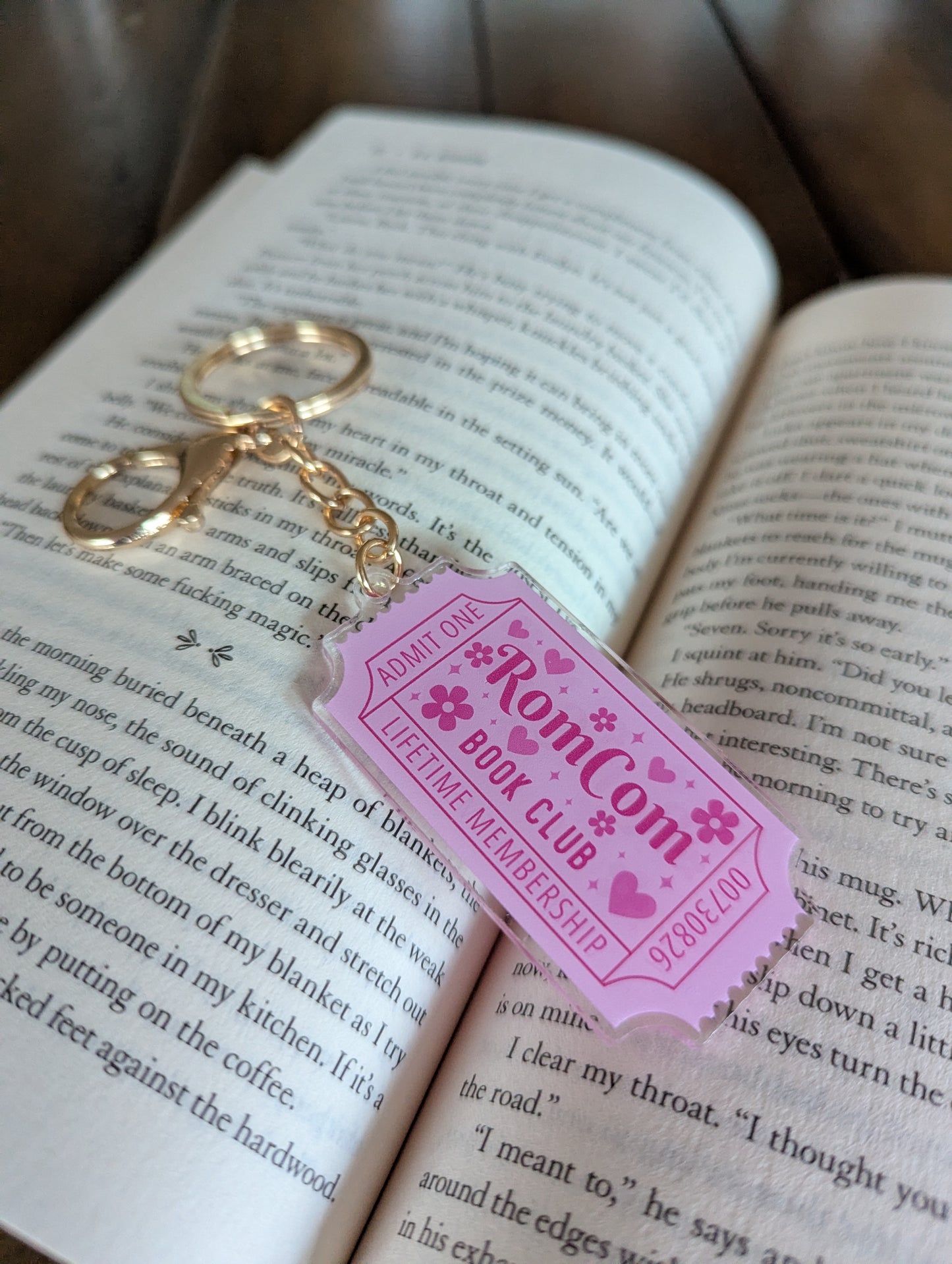 Keyring - Admit One: Happily Ever After - Book Club RomCom, Smut or Dark Romance