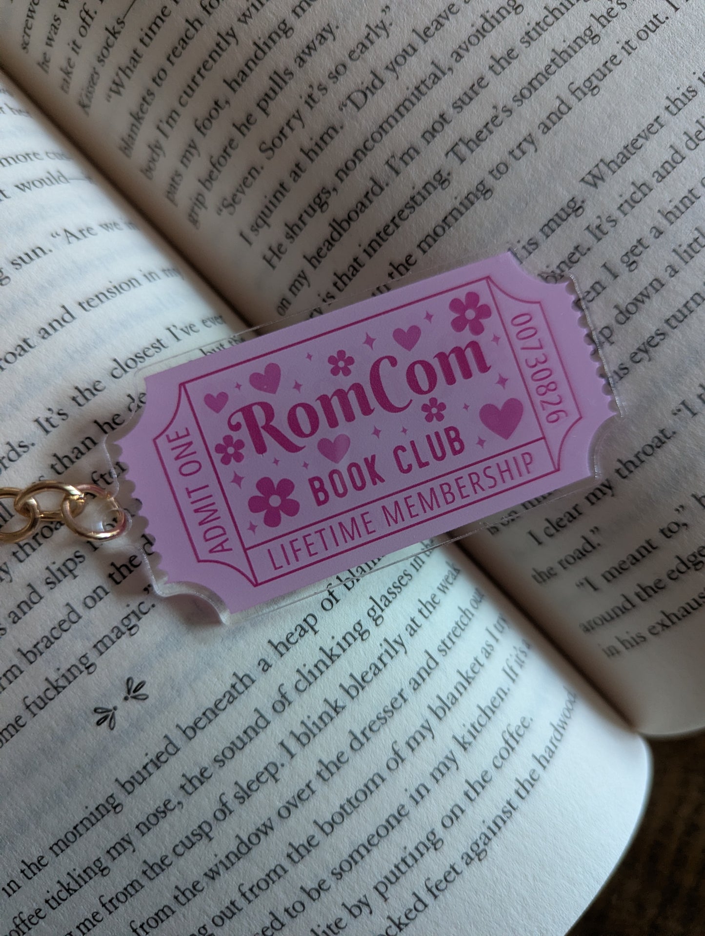 Keyring - Admit One: Happily Ever After - Book Club RomCom, Smut or Dark Romance