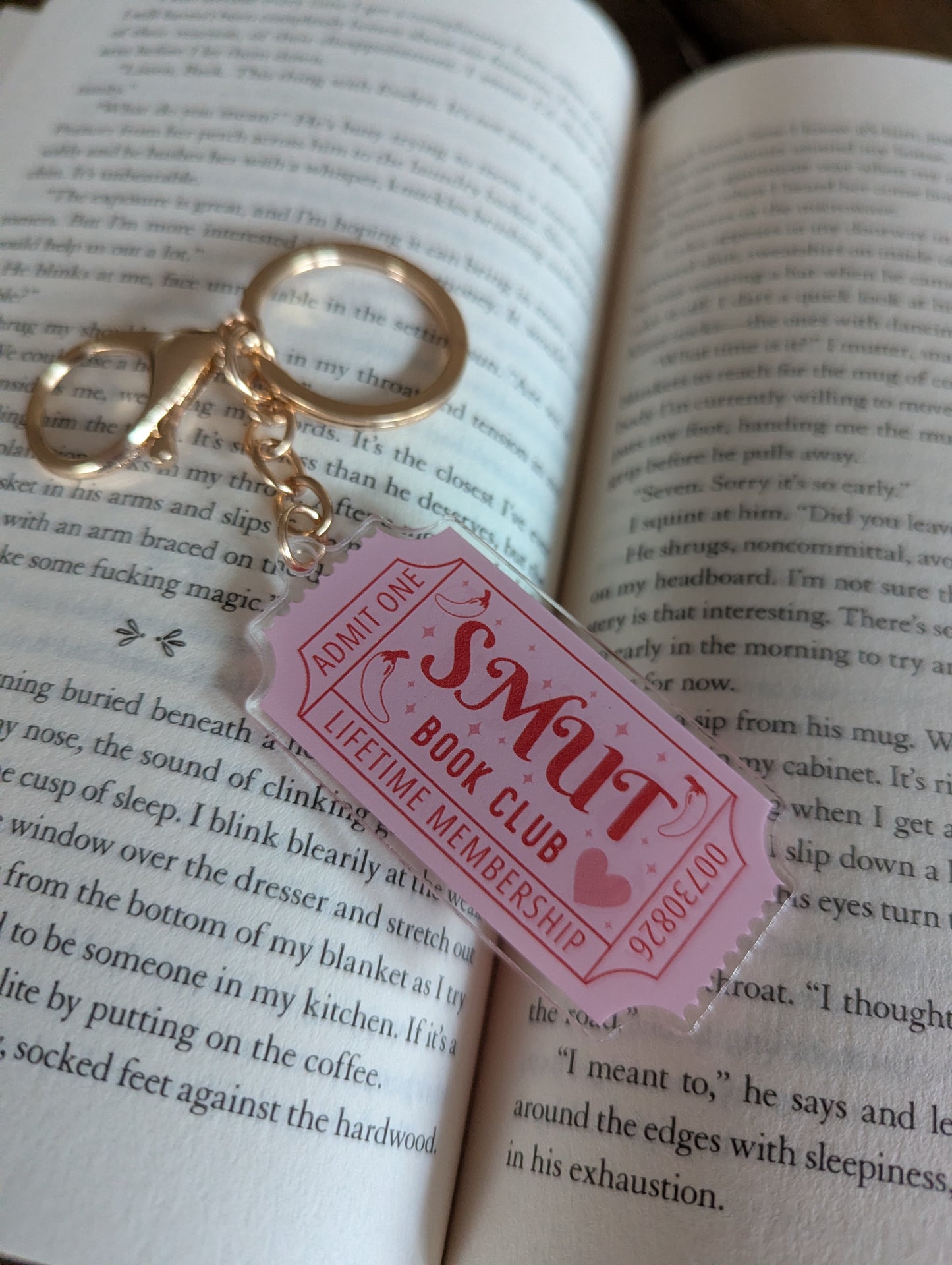 Keyring - Admit One: Happily Ever After - Book Club RomCom, Smut or Dark Romance
