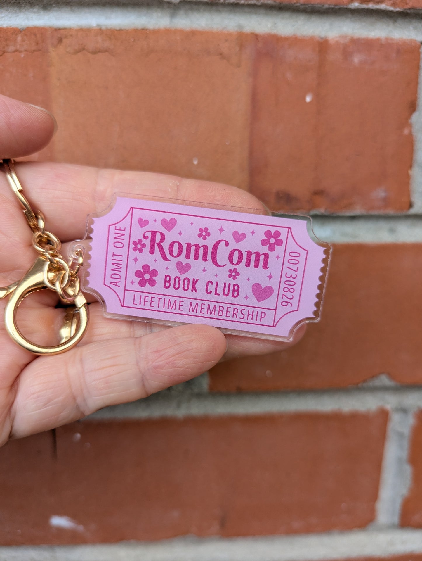 Keyring - Admit One: Happily Ever After - Book Club RomCom, Smut or Dark Romance
