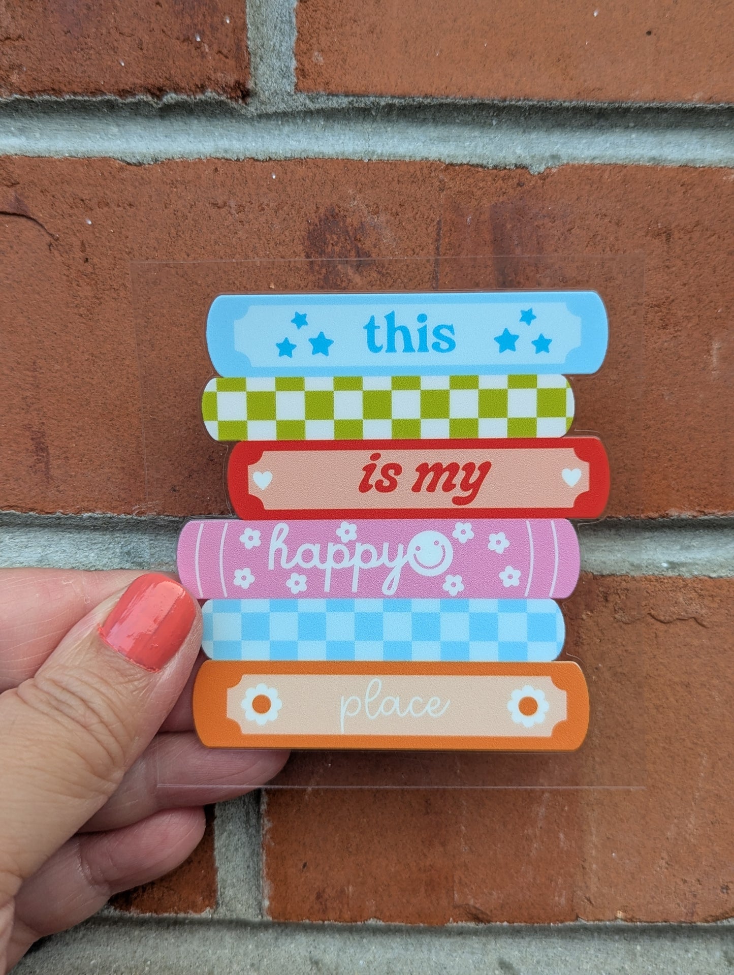 Bookish Sticker - My Happy Place - Pick Your Own Sticker - Customise
