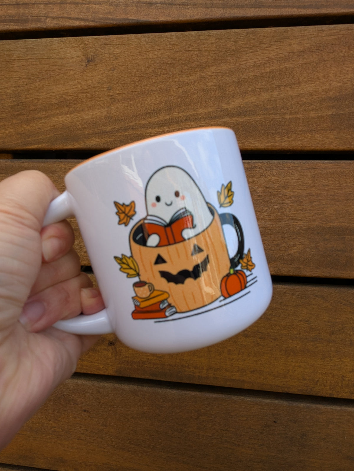 Halloween - Mug - Cute Bookish Ghosts