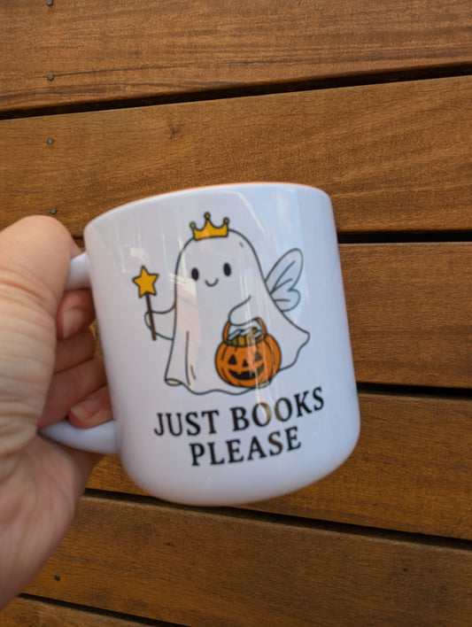 Halloween - Mug - Cute Bookish Ghosts