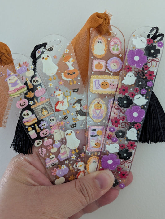 Halloween - Bookmarks - Cute Ghosts and Geese