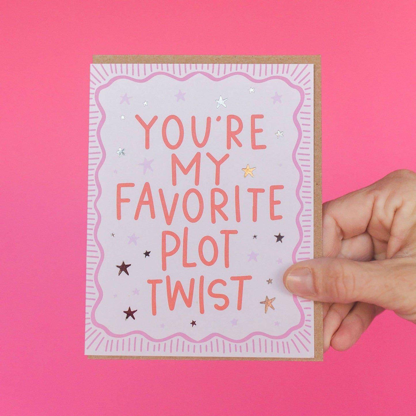 Greeting Card - You're My Favorite Plot Twist - Bookish