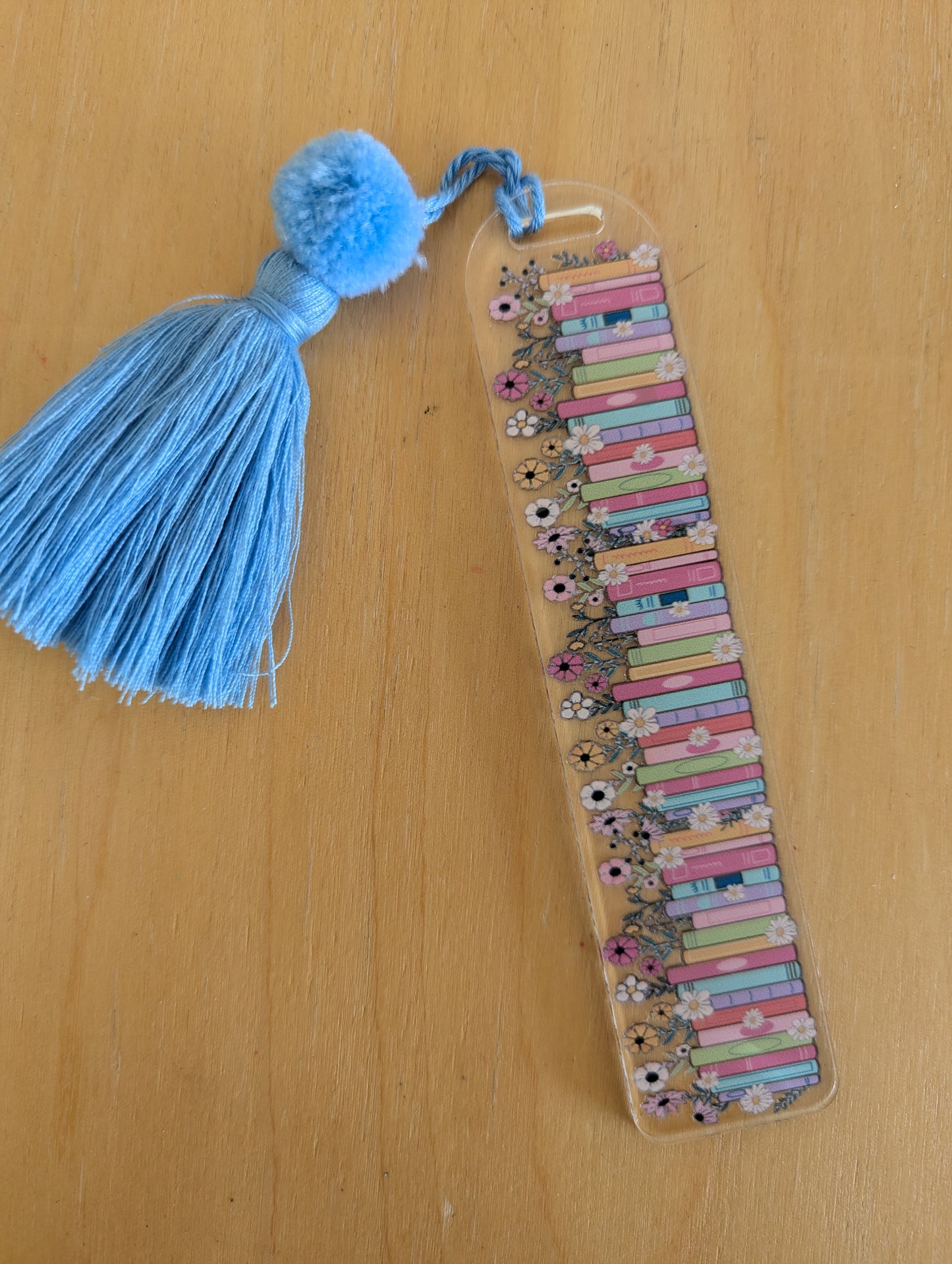 Bookmark - Buy me books not flowers - books and flowers bookmark