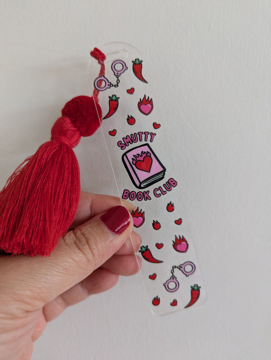 Bookmark - It's getting hot in here - Smutty Book Club
