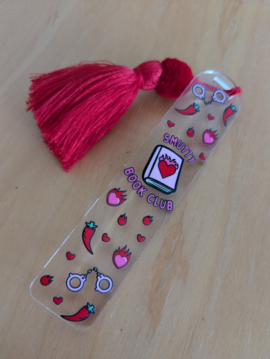 Bookmark - It's getting hot in here - Smutty Book Club