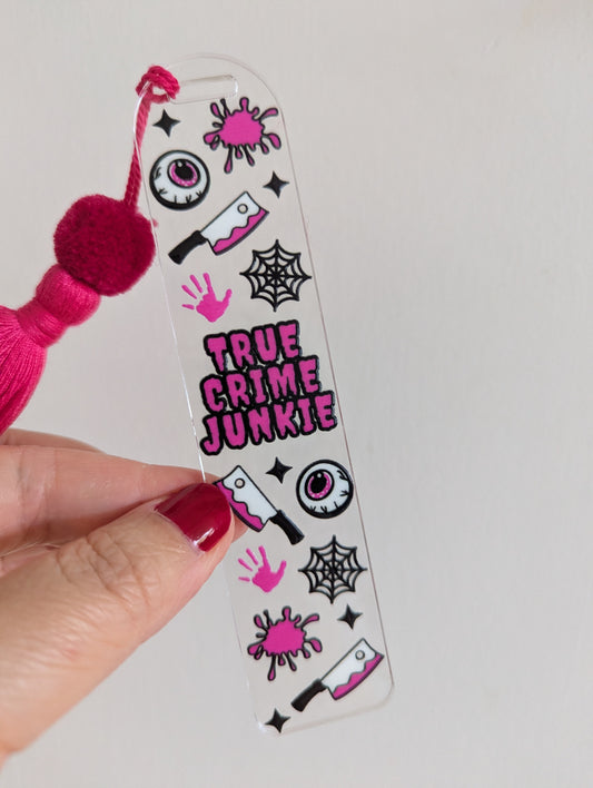 Bookmark - Murder, She Read - True Crime Junkie bookmark
