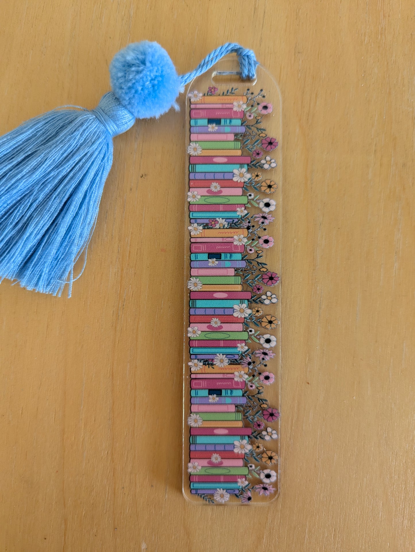 Bookmark - Buy me books not flowers - books and flowers bookmark
