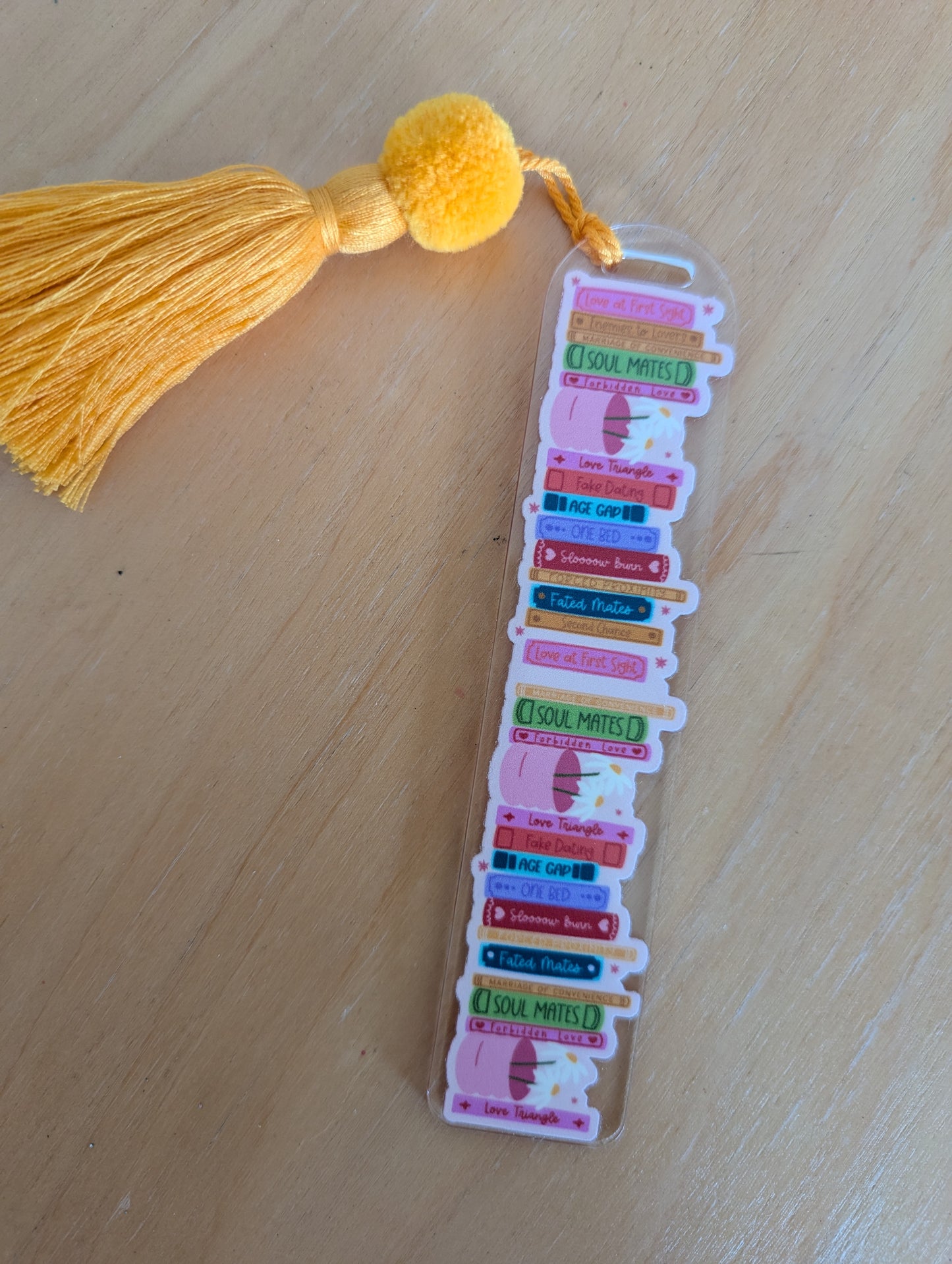 Bookmark - In my Romance Book Era - Romance Tropes bookmark